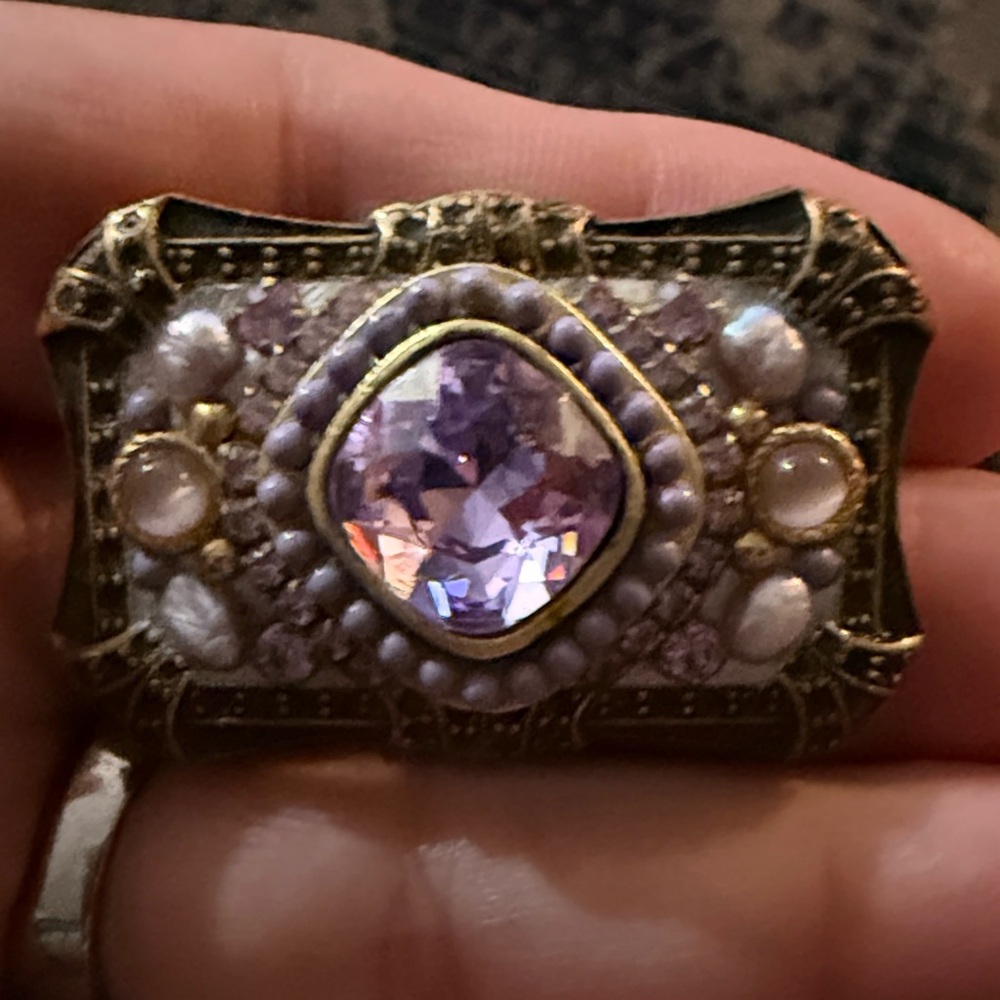 Elegant Michal Golan Vintage Gemstone Brooch